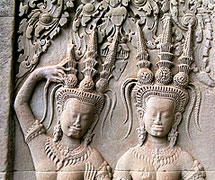 Angkor Vat. Apsaras