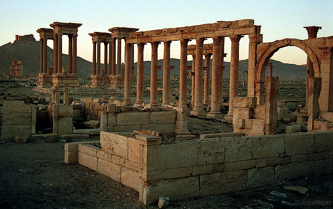 Las ruinas de Palmyra