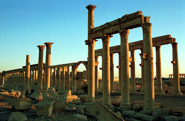 Las ruinas de Palmyra