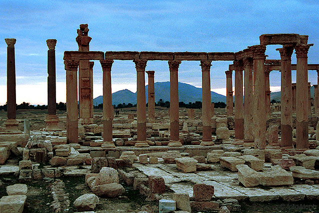 Las ruinas de Palmyra