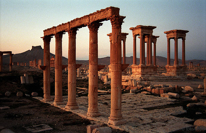 Las ruinas de Palmyra