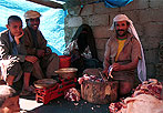 Raydah (Yemen). Carnicero en el zoco