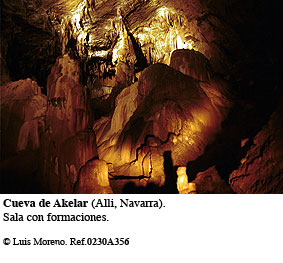 Cueva de Akelar (Alli, Navarra)