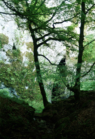 Cañón subterráneo de La Leze (sierra de Altzania, Alava)