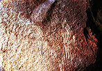 Peña del Cuarto, en Learza. Grabado rupestre