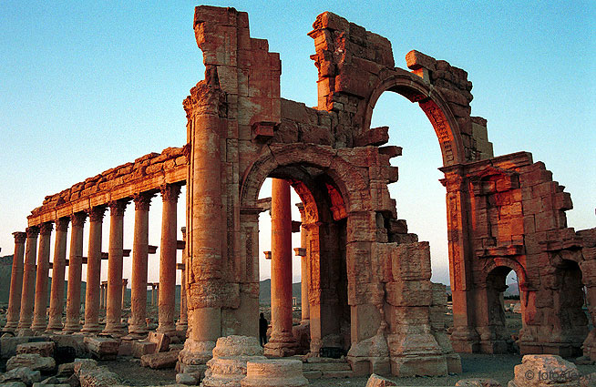 Las ruinas de Palmyra